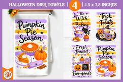 Halloween Baking Dish Towel Sublimation| Cute Spooky Designs Product Image 1