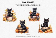 watercolor halloween kitten books kitty pumpkin clipart, spooky sublimation nursery Creepy Witch Kitten On Books Cats Spooky Clipart PNG Scrapbook Fairy Tale Art Image Watercolor witch magic Print illustration sublimation creepy printable digital