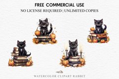 watercolor halloween kitten books kitty pumpkin clipart, spooky sublimation nursery Creepy Witch Kitten On Books Cats Spooky Clipart PNG Scrapbook Fairy Tale Art Image Watercolor witch magic Print illustration sublimation creepy printable digital