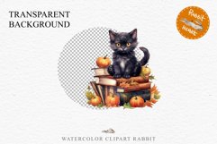 Halloween Kitten On Books Cats Spooky Clipart PNG Scrapbook Fairy Tale Art Image Watercolor witch magic Print illustration sublimation creepy printable digital watercolor halloween kitten books kitty pumpkin clipart, spooky sublimation nursery Creepy