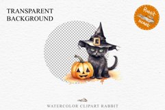 Halloween Kitten Pumpkin Cats Spooky Clipart PNG Scrapbook Fairy Tale Art Image Watercolor witch magic Print illustration sublimation creepy printable digital watercolor cute halloween kitten kitty pumpkin clipart, spooky sublimation nursery, Creepy Witch