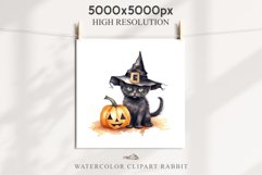 Halloween Kitten Pumpkin Cats Spooky Clipart PNG Scrapbook Fairy Tale Art Image Watercolor witch magic Print illustration sublimation creepy printable digital watercolor cute halloween kitten kitty pumpkin clipart, spooky sublimation nursery, Creepy Witch
