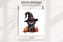 Halloween Kitten Pumpkin Cats Spooky Clipart PNG Scrapbook Fairy Tale Art Image Watercolor witch magic Print illustration sublimation creepy printable digital watercolor cute halloween kitten kitty pumpkin clipart, spooky sublimation nursery, Creepy Witch
