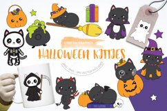 Halloween Kitties Graphic &amp; Illustration - Sublimation Product Image 1