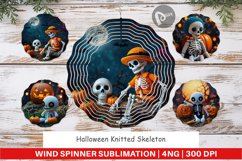 Wind Spinner Knitted Skeleton Product Image 1