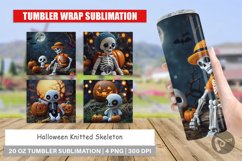 Tumbler Wrap Knitted Skeleton Product Image 1