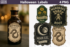 Halloween Labels Bundle | Potion Apothecary Label Product Image 3