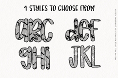 Preppy Halloween Lace PNG Alphabet Bundle &amp; BONUS Clipart Product Image 3