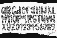 Boo Halloween Lace PNG Alphabet |Sublimation Font Product Image 2