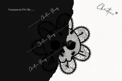 Cute Halloween Lace Clipart | Halloween Png Product Image 2