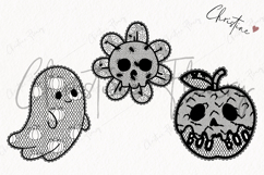 Cute Halloween Lace Clipart | Halloween Png Product Image 3