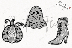 Cute Halloween Lace Clipart | Halloween Png Product Image 3