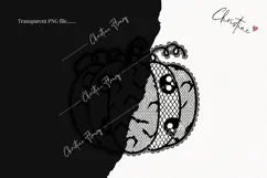 Cute Halloween Lace Clipart | Halloween Png Product Image 2
