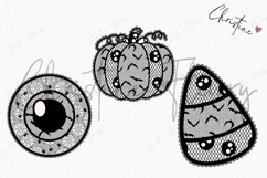 Cute Halloween Lace Clipart | Halloween Png Product Image 3