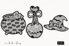 Cute Halloween Lace Clipart | Halloween Png Product Image 1