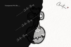 Cute Halloween Lace Clipart | Halloween Png Product Image 2