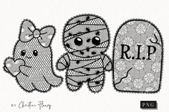Cute Halloween Lace Clipart | Halloween Png Product Image 1