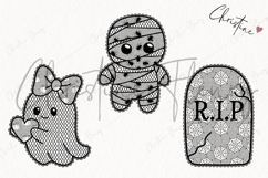 Cute Halloween Lace Clipart | Halloween Png Product Image 3