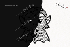 Cute Halloween Lace Clipart | Halloween Png Product Image 2