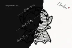 Cute Halloween Lace Clipart | Halloween Png Product Image 2