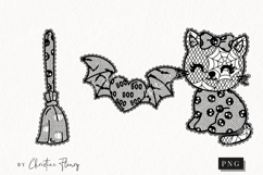 Cute Halloween Lace Clipart | Halloween Png Product Image 1