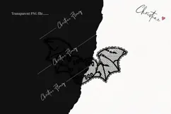 Cute Halloween Lace Clipart | Halloween Png Product Image 2