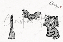 Cute Halloween Lace Clipart | Halloween Png Product Image 3
