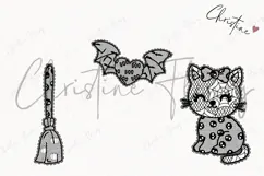 Cute Halloween Lace Clipart | Halloween Png Product Image 3