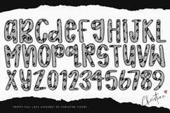 Skull Halloween Lace PNG Alphabet |Sublimation Font Product Image 2