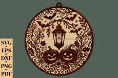 Halloween Lantern Ornament SVG Product Image 1