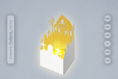 Halloween Lantern Papercut SVG Product Image 2