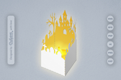 Halloween Lantern Papercut SVG Product Image 2