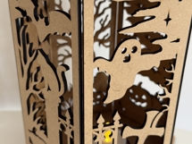 Halloween Lantern Set of 5 | Candle Holder Laser Cut Files Product Image 18