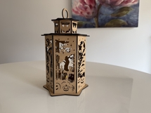Halloween Lantern - Tea Light Box - Haunted Candle Holder Product Image 14