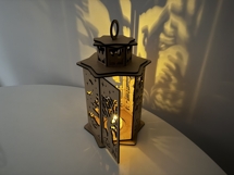 Halloween Lantern - Tea Light Box - Haunted Candle Holder Product Image 3
