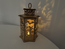 Halloween Lantern - Tea Light Box - Haunted Candle Holder Product Image 8
