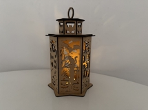 Halloween Lantern - Tea Light Box - Haunted Candle Holder Product Image 4