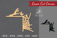 Halloween Laser Cut Corner SVG Product Image 1