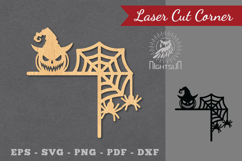 Halloween Laser Cut Corner SVG Product Image 1