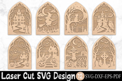 Halloween Laser Cut File SVG Bundle Product Image 1
