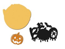 Halloween Door Hangers Laser Cut Templates Bundle Product Image 11