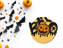 Halloween Door Hangers Laser Cut Templates Bundle Product Image 2