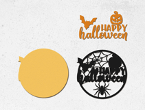 Halloween Door Hangers Laser Cut Templates Bundle Product Image 10