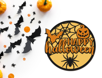 Halloween Door Hangers Laser Cut Templates Bundle Product Image 4