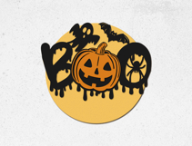 Halloween Door Hangers Laser Cut Templates Bundle Product Image 8