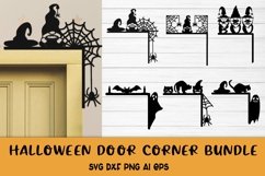 Halloween SVG Bundle. Halloween Door Corners Laser Cut. Product Image 1