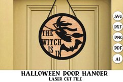 Halloween Laser Cut. Halloween SVG. Halloween Door Sign. Product Image 1
