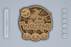 Halloween Layered Laser Cut 3D SVG Product Image 1