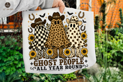 Halloween Leopard Print Rustic Checkered Cowgirl Boots PNG Product Image 1
