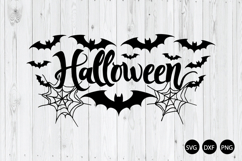 Halloween Text SVG, Halloween Lettering SVG Product Image 1